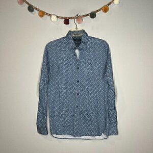 Ted Baker floral patterned button down shirt
